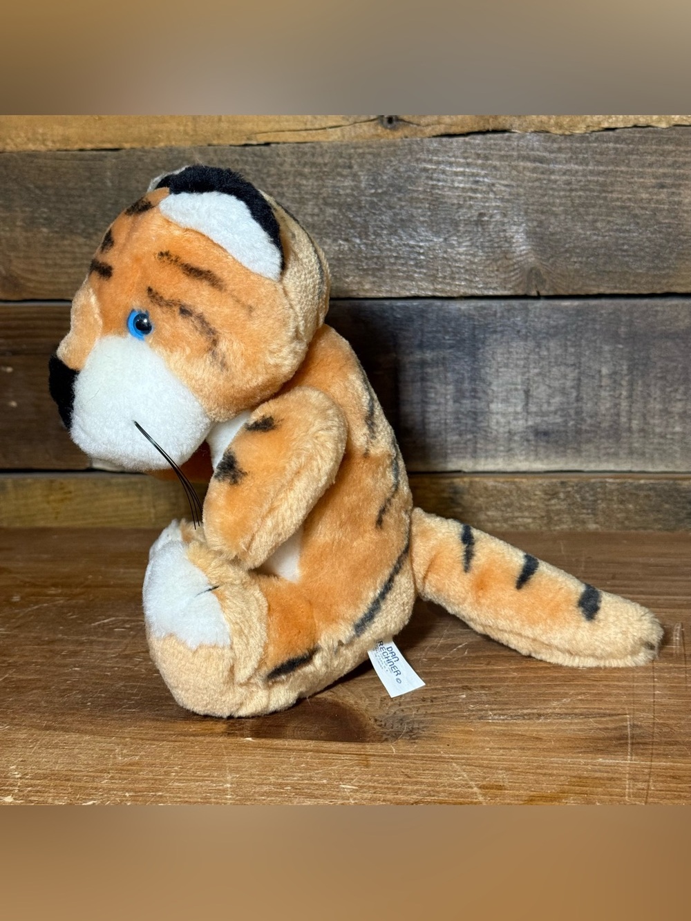 Vintage Dan Brechner‎ Stuffed Plush Tiger 8”